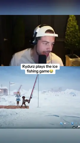 Rydurz plays the ice fishing game😭 #kickstreaming 
