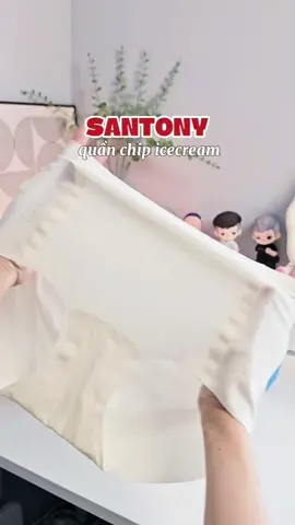 Quần chip tàng hình Icecream của Santony  #santonyunderwear  #santonyicecream  #quanlotkem  #quanlottanghinh  #banacocoreview 