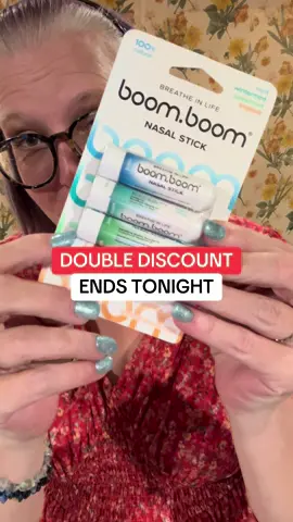 BoomBoom Nasal Stick 4 Pack  Trending TikTok shop items health wellness beauty Women’s products Women 30+ Women 40+ Trending products Must buy Flash Sale Discount #tiktokshopdeals #tiktokshopcreatorpicks #tiktokshopviral #tiktokshopblackfriday #tiktokshopcybermonday 