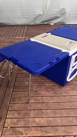 Caixa Térmica Super Cooler Multifuncional 32 L Com Mesa E Cadeira Praia Camping 5 Em 1  https://s.shopee.com.br/6VEViSv4iS #caixatermica #caixadeisopor #isopor #cooler #bebidas 