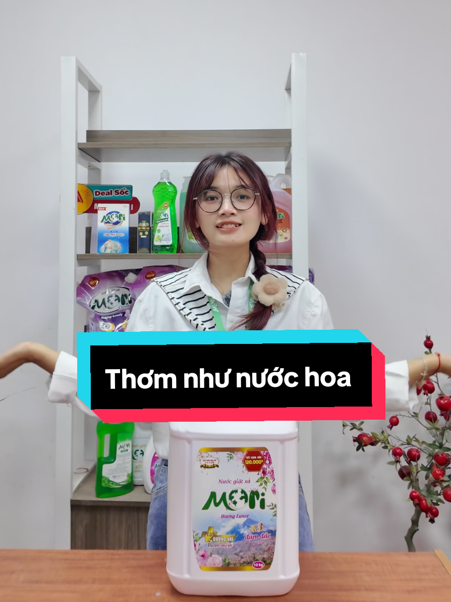 Giặt quần áo là phải thơm nha🤔#morivietnam #nuocgiatxa2in1 #thomlau72h #tietkiem #10kg 