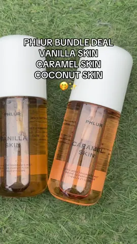 Phlur Trio Deal!! Vanilla Skin, Carmel skin, Coconut Skin! @Phlur Fragrances #phlur #phlurfragrance #phlurvanillaskin #phlurcaramelskin #phlurcoconutskin #phluredibleskintrio #phlurbundle #phlurhairandbodymist #tiktokshoprestock #tiktokshopfalldealsforyou #tiktokshopblackfriday #tiktokshopcybermonday   #tiktokshopcreatorpicks
