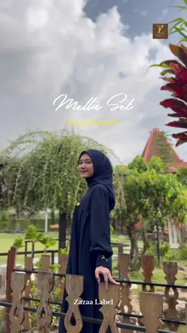 Mella Set 😍🫶🏼 size kecil sampai jumbo ada dong  #gamisset #gamisceruty #gamisbusui #gamisjumbo #zazaalabel 