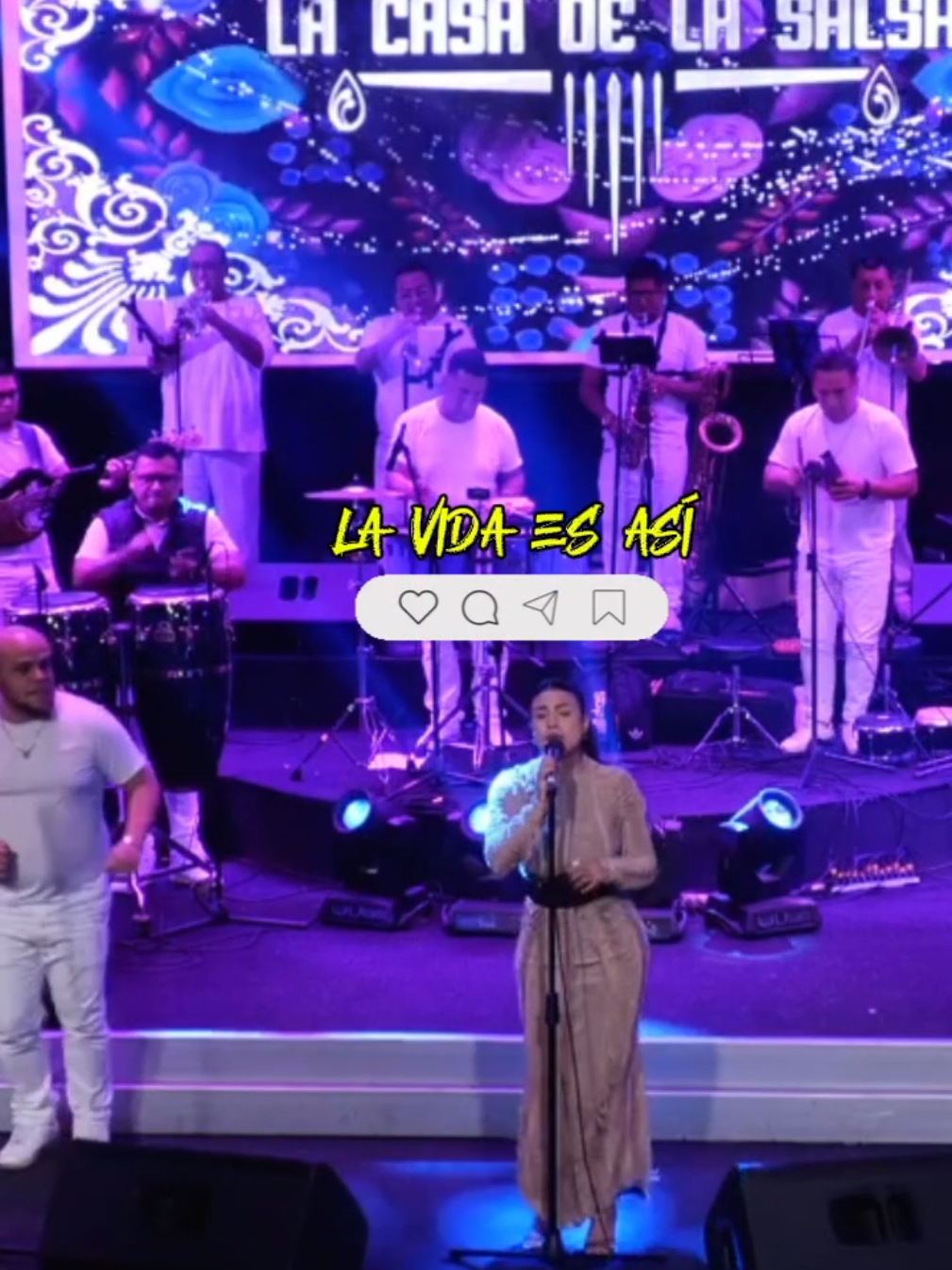 La Gata Bajo la Lluvia-Brunella Torpoco🎧🎶 #salsa #concierto #letras #baile #2025 