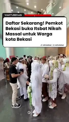 Pemerintah Kota Bekasi akan menggelar Pelayanan Terpadu Itsbat Nikah pada 24 Oktober 2025 bagi masyarakat kurang mampu yang telah menikah secara agama namun belum tercatat secara resmi. Sebanyak 240 pasangan dari 12 kecamatan akan mengikuti program ini setelah melalui proses pendataan pada 8–19 September 2025, verifikasi Pengadilan Agama Bekasi pada 22–26 September 2025, serta pendaftaran perkara pada 29–30 September 2025. Melalui program ini, Pemkot Bekasi berharap dapat membantu masyarakat memperoleh kepastian hukum atas pernikahan sekaligus kelengkapan administrasi kependudukan yang sah. #fyp #bekasi #bekasihits #walikotabekasi #fypage 
