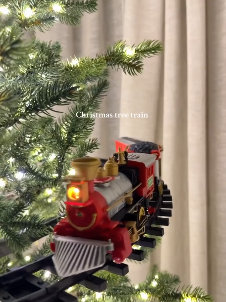 Trem de Natal lindo para enfeitar a árvore #enfeitesdenatal 