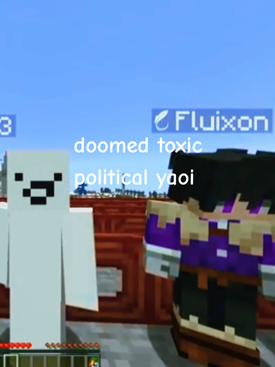 they were no longer enemies in this timeline but that happened 💔 saps also wanted to build a restaurant with flux 🥺 #fluxarata #friendstoloverstrope #blackandwhiteduo  #doomedyaoi 