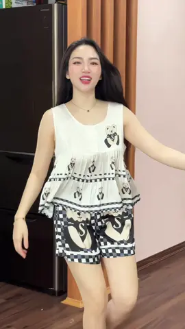 Bộ lụa mănc nhà #xuhuong 