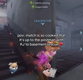 Yes, we got clapped .. 😔 #CRACKVICTOR #CRACKANDREW #idv #basement #identityv @CRACKANDREW (Dani!!)✮₊˚⊹ ᰔ 