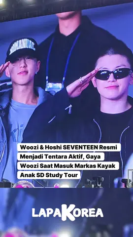Woozi SEVENTEEN telah memulai wajib militernya.  Pada 15 September, Woozi resmi memasuki pusat pelatihan rekrutan Angkatan Darat untuk mengikuti pelatihan dasar sebelum ditugaskan sebagai tentata aktif.  Woozi menjadi anggota ketiga dari Seventeen yang memenuhi dinas militer. Dua member sebelumnya adalah Wonwoo & Jeonghan. Jeonghan aktif sebagai pekerja layanan publik pada September 2024, diikuti oleh Wonwoo, pada April lalu. Woozi bergabung dengan Hoshi, yang mendaftar hari ini, pada tanggal 16 September sebagai tentara aktif.   “Ini adalah pertama kalinya saya melihat para anggota dan CARAT tersenyum mengikuti musik saya dari luar panggung, dan itu membuat saya sangat bahagia. Aku akan membawa kekuatan itu bersamaku saat aku mendaftar. Saya akan melayani dengan baik dan kembali dalam kesehatan yang baik,” kata Woozi usai menghadiri konser grupnya.  >>X/wzmadeleinlove  #woozi #hoshi #seventeen 