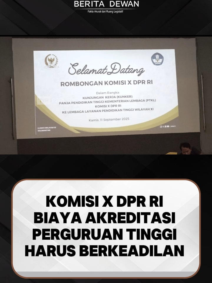 Komisi X DPR RI mengatakan biaya akreditasi perguruan tinggi harus berkeadilan bukan jadi penghalang mutu pendidikan. #berita #beritatiktok #dpr #dprri #fyp