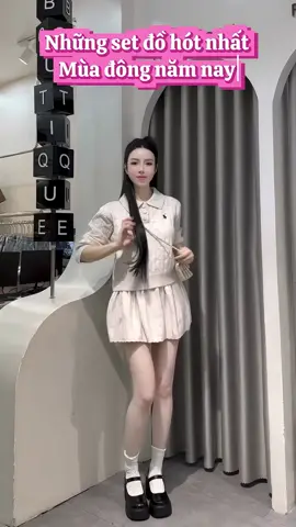 1 set mùa đông đơn giản dễ mặc #hottrend #quanao #2025 