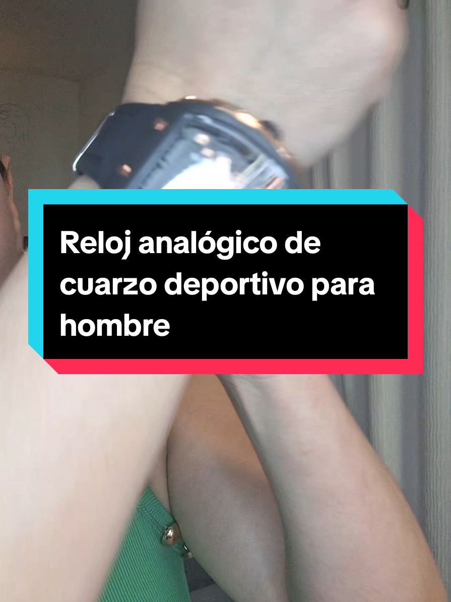 Reloj analógico de cuarzo deportivo para hombre, resistente al agua, moderno, luminoso y duradero, con calendario para fiestas, moderno, versátil, exquisito, multifuncional, informal y moderno, ideal para regalar en caja. #watches#relojanalogico#men#wristwatc#watchesformen   