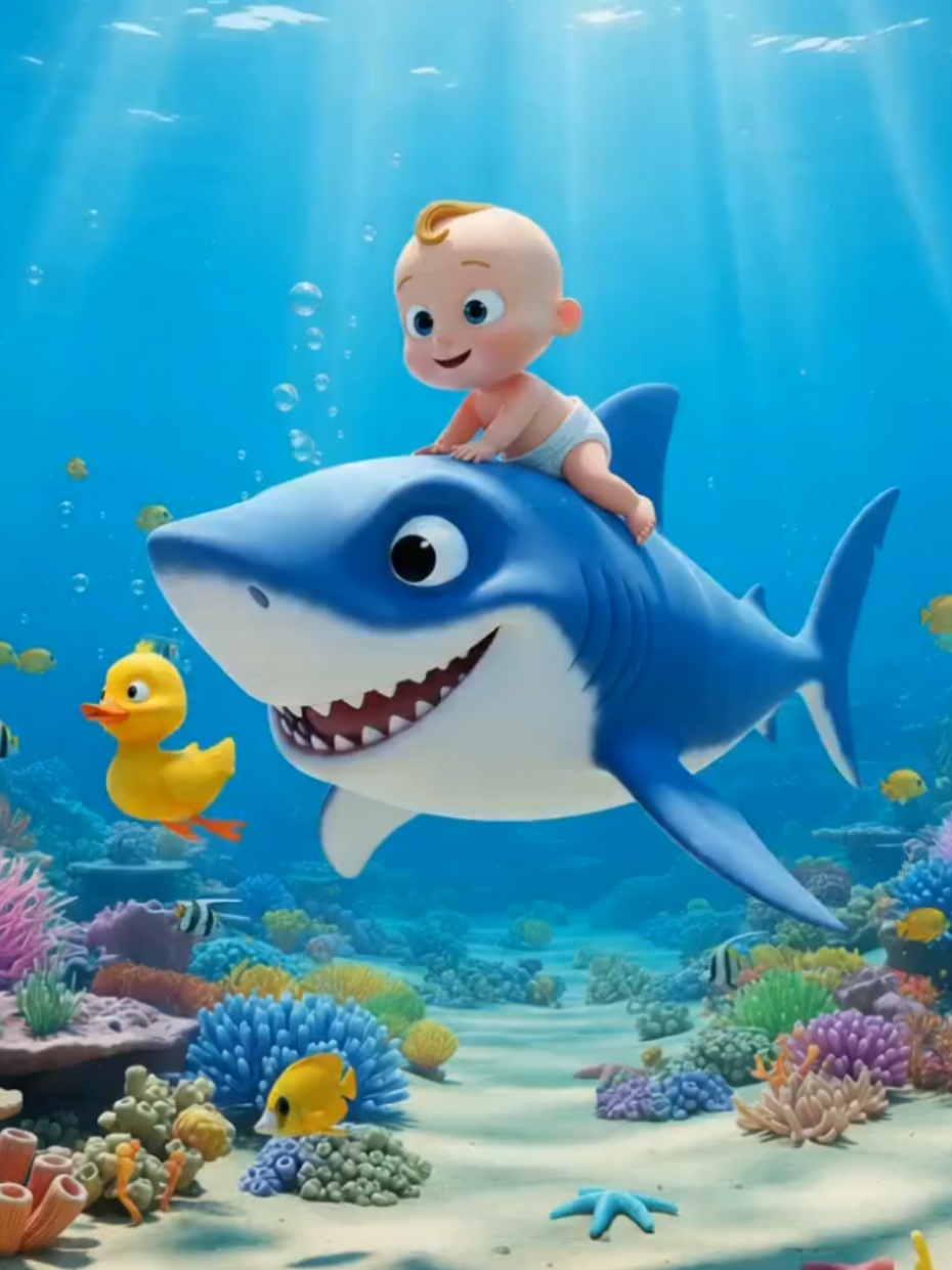 baby shark! 🤩❤️#babyshark #infantil #forkids #viral #foryoupage❤️❤️ #animals #fy #songforkids #viralvideos #kidsvideos #kidscartoon #cartoonforkids #cartoons #foryou #kidsoftiktok #ocean 