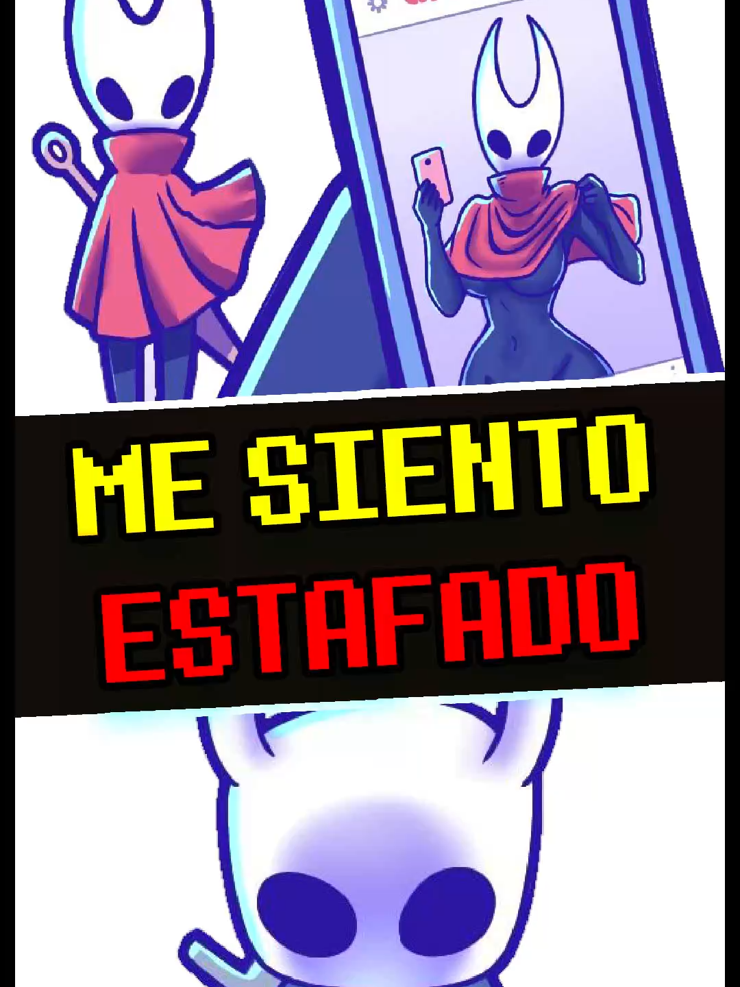 HORNET ENGAÑA AL KNIGHT - HOLLOW KNIGHT #hollowknight #hornet #memes #fandub #ComicDub