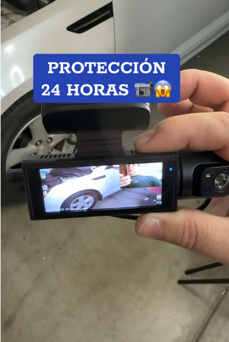 Con esta Dash Cam proteges tu carro las 24 Horas. #tiktokshopcreatorpicks #tiktokshoprestock #carcamera #dashcam #camera 