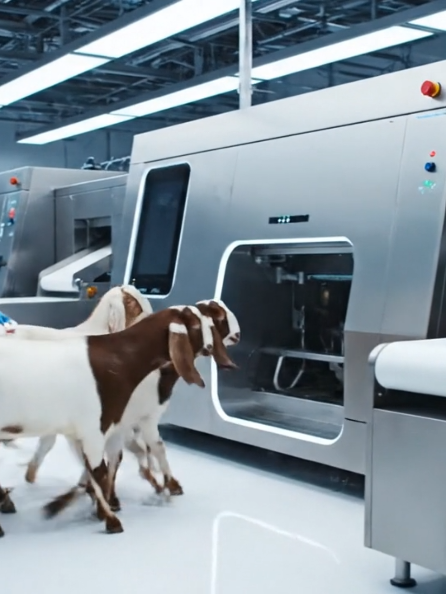 ultra realistic industrial #ai #pakistantiktok #foryou #meat #goats 