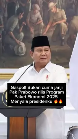 Gas terus pak Prabowo dorong ekonomi dan buka banyak lapangan pekerjaan!  #prabowo #presiden #ekonomi #lapanganpekerjaan #fyp 