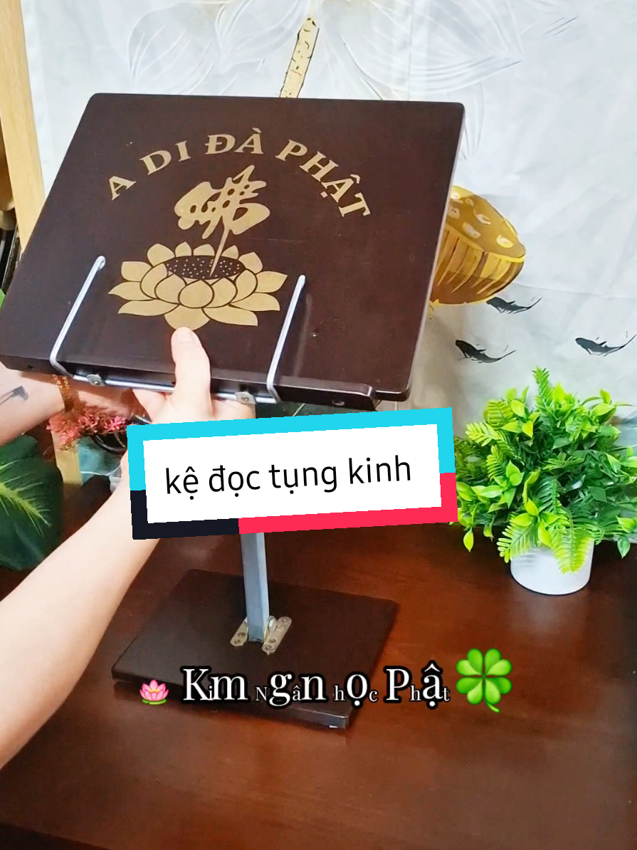 Kệ đọc kinh,chép kinh tại nhà #kệ #kedockinh #xuhuong  #kimngan #phatphap 