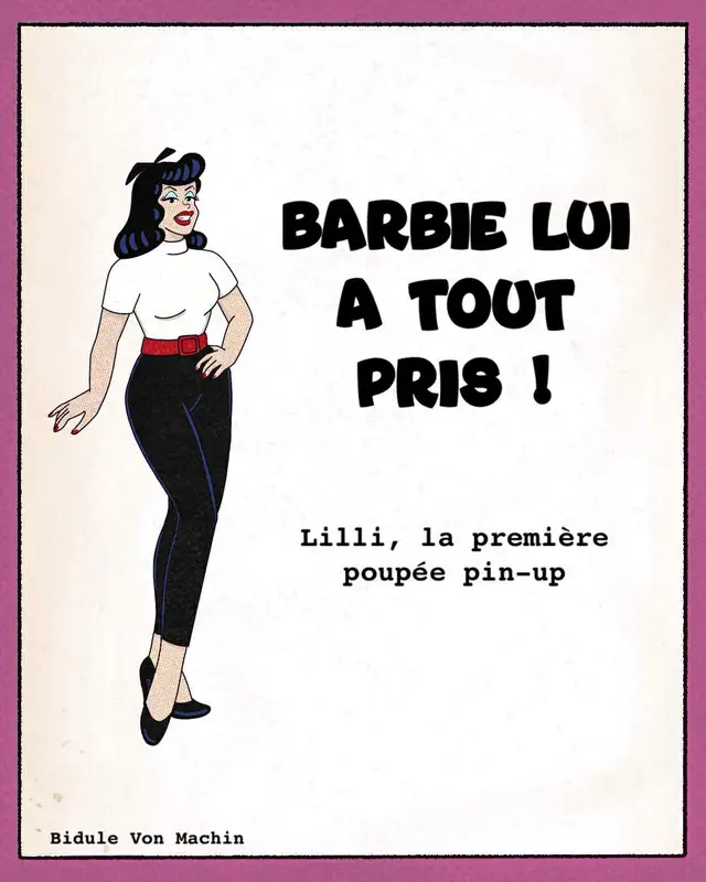 Souvent résumé à une simple ancêtre de la Barbie, elle a tout de même une histoire et une personnalité assez piquante ! #vintage #apprendresurtiktok #comicstrip #histoire 