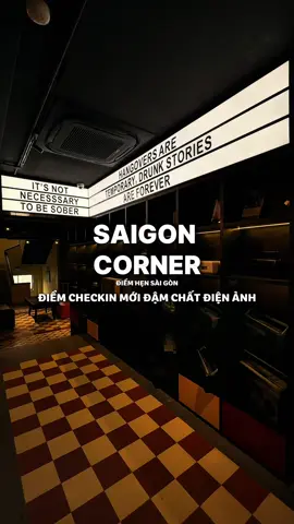 Nó điện ảnh gì đâu 📀 #saigoncorner #reviewsaigon #cafe #reviewcafe 