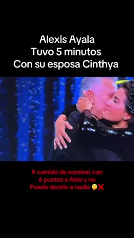 Alexis Ayala vio a su esposa por 5 minutos en la casa de los famosos a cambio de nominar con 6 puntos a Aldo 🥲 #lacasadelosfamosos #aldodenigris #alexisayala #lacasadelosfamososmexico #lcdlf 