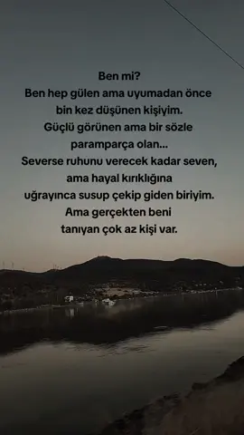 Beni tanıyan çok az kişi var#fyp #günaydın #günbatımı #sözler #🌞 