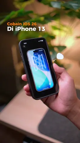 Cobain iOS 26 di iPhone 13 #ios26 #iphone #iphone13 