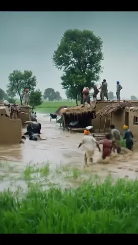 villagefloodpunjab2025#heavyflood #terrifyinghorrorscene #villagelifedistroyed #villageunderwater #NaturalDisaster 