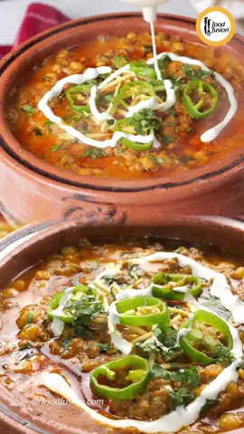 Chana Daal Qeema Handi Recipe by Food Fusion Chana Daal Qeema Handi in signature Food Fusion style. #Happycookingtoyou #FoodFusion #Digitalammi #qeema #Foodie 