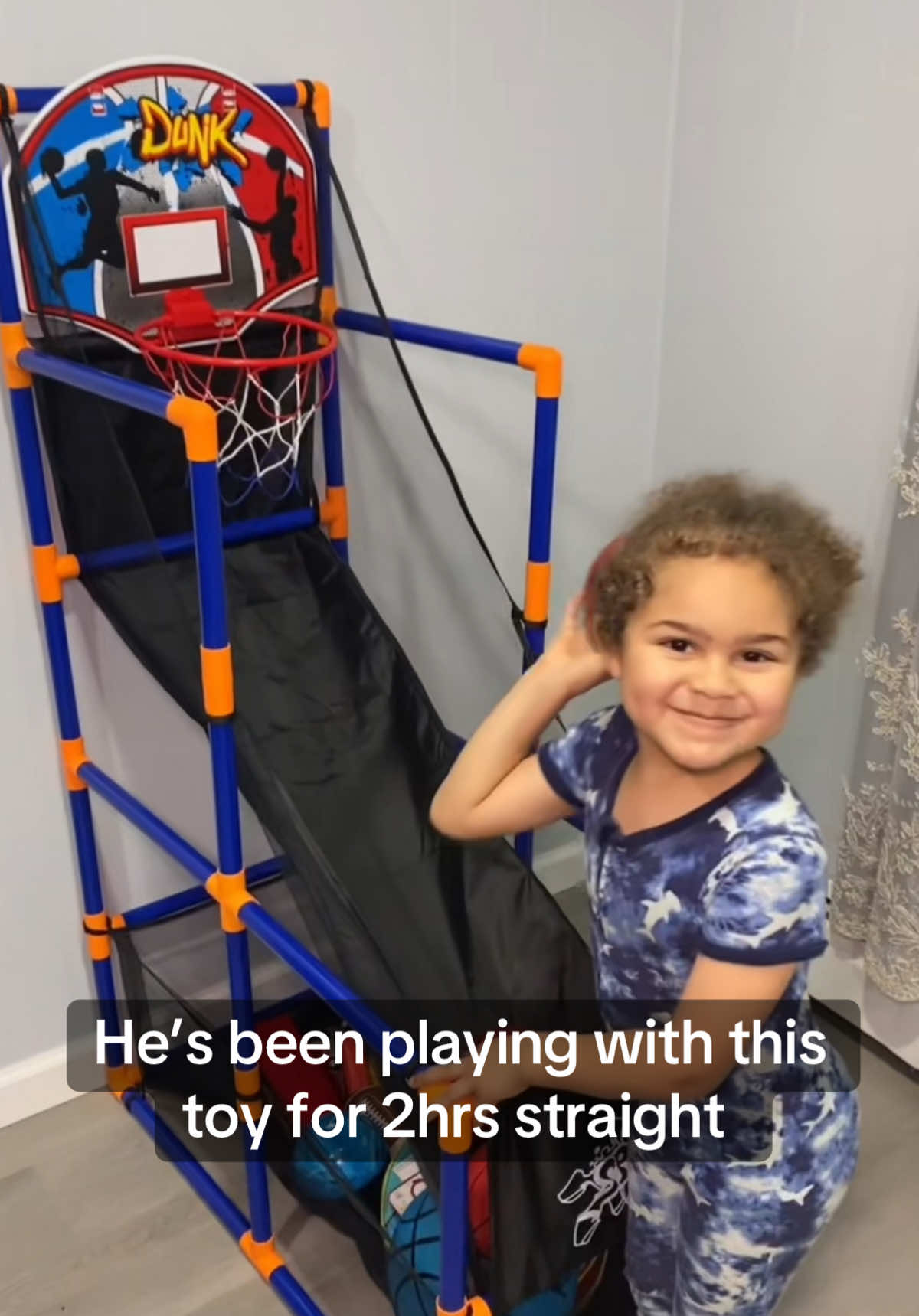 Kids Arcade Basketball Game Set – 52% Off, with 4 Balls & Hoop 🏀⛹️‍♂️#kidsbasketball  #arcadegame #christmasgifts #TikTokShopBlackFriday #tiktokshopcybermonday 
