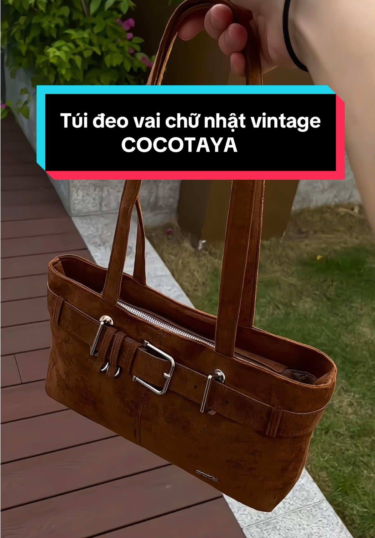 Túi xách nữ, túi đeo vai dáng chữ nhật ngăn siêu rộng lại còn màu vintage qua ư là thích mê  @Túi xách nữ - Jime Store #jimestore #cocotaya #reviewtuixach #tuideovai #tuixachnu 