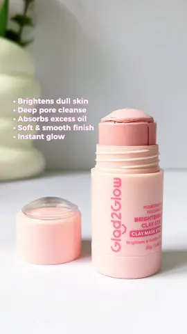 Instant glow in minutes! ✨ Bright, smooth, oil-free skin with Glad2Glow Brightening Clay Mask—bili na! #Glad2GlowPH #InstantGlow #TipidBeauty #glad2glow #glad2glowclaystic 