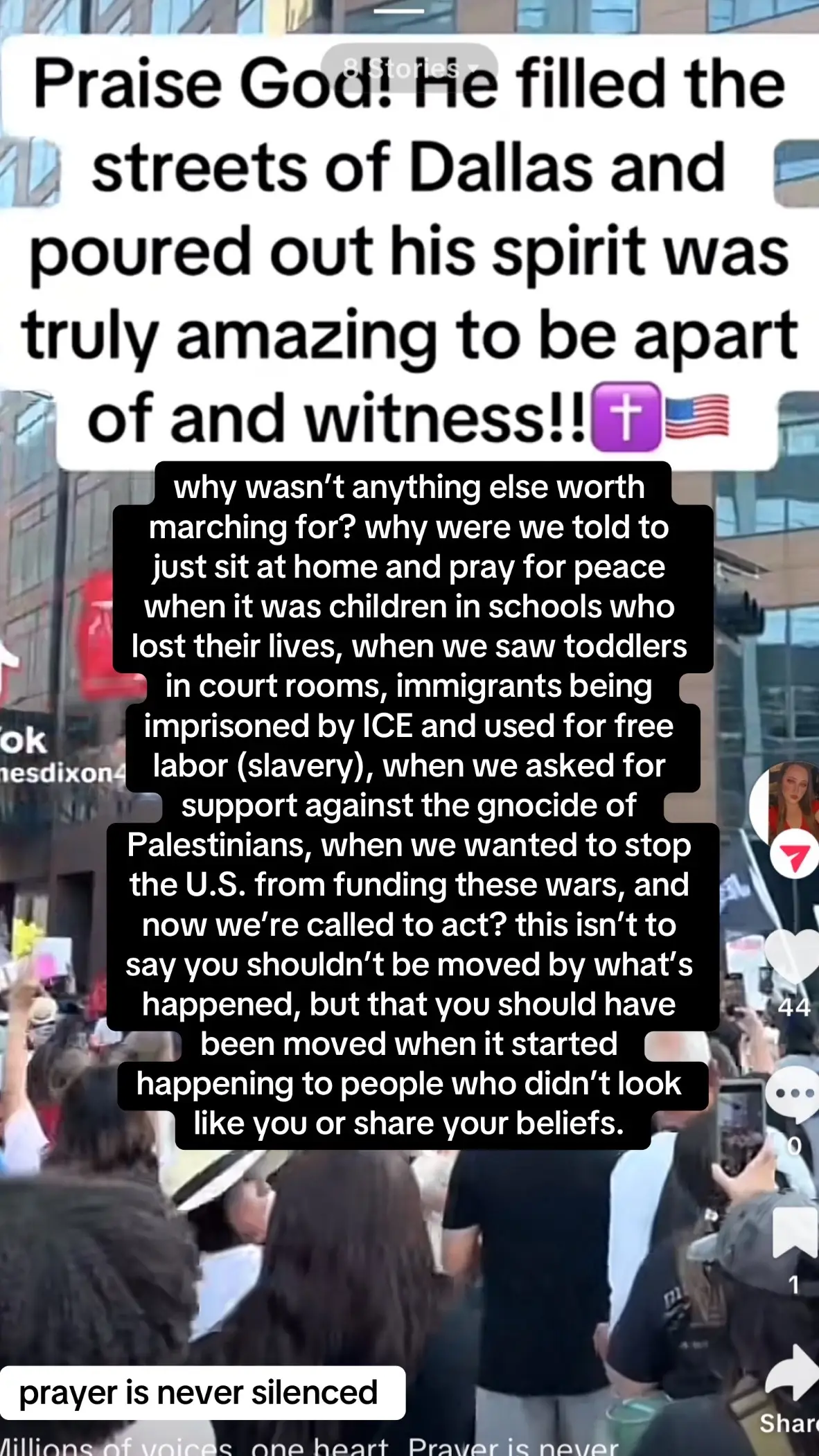 THIS is why people are hurt, we didn’t ask for this to happen, we asked for you to care when it happened to everyone else. #god #christiantiktok #christianity #jesus #justice  
