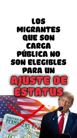 Los inmigrantes que son carga pública no serán elegibles para el ajuste de estatus #ajustecubano #cubanosi220a #migrantescubanos #cargapublica #i220a #cubanosenmiami #foodstamps #emigran2 