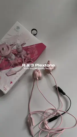 For gamers na gusto ng quality + cuteness overload. 🌸🔥 #plextone #earphones #gamingearphone #gaming #gamingheadset 