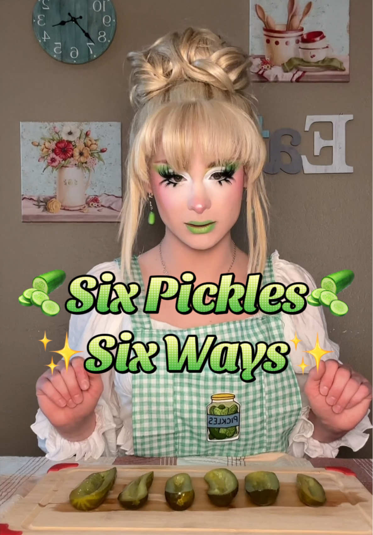 🥒SIX PICKLES SIX WAYS🥒  #viral #fyp #pickle #trend #trending