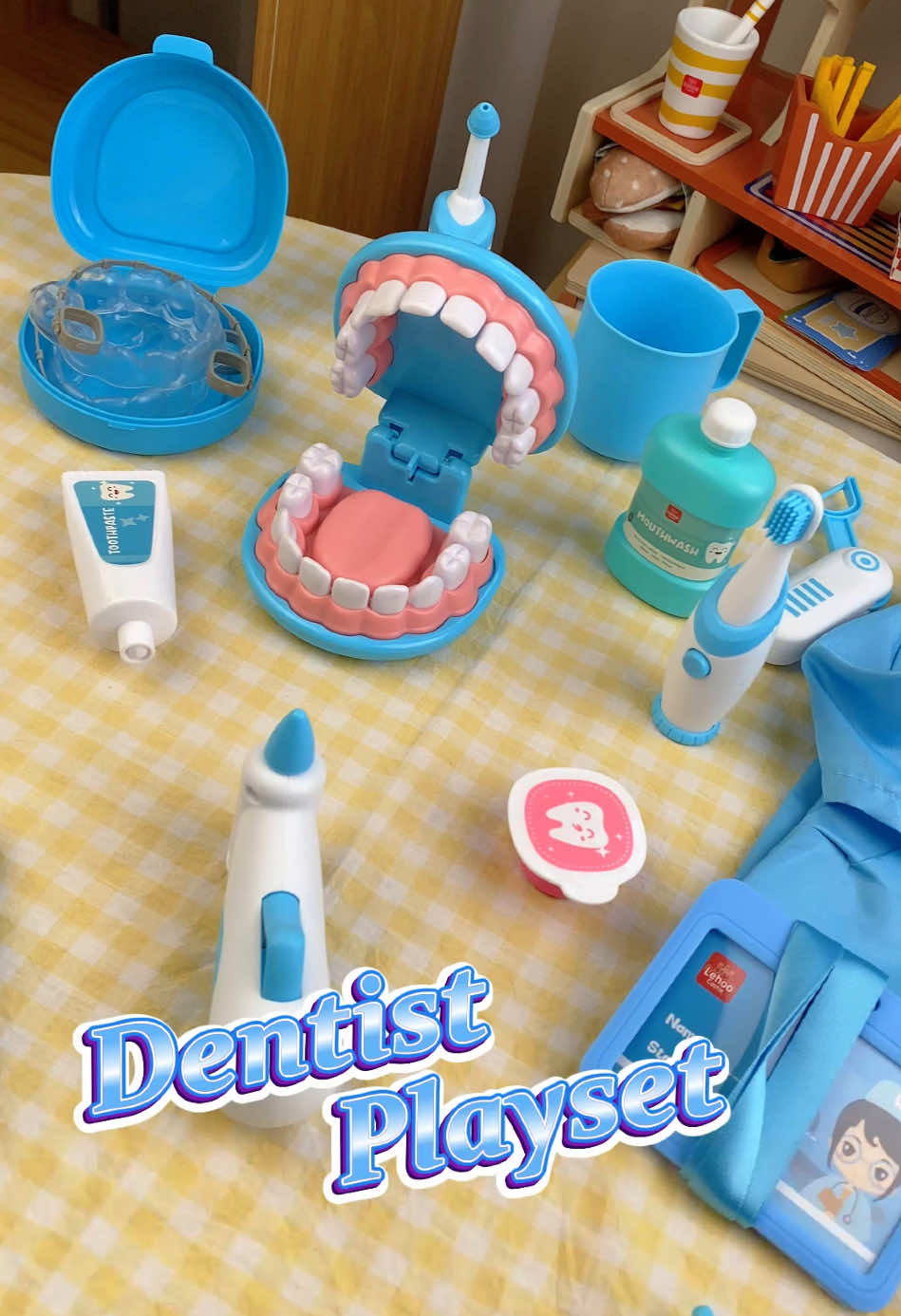 Guide children to develop good dental care habits at an early age 🦷#pretendplay #teethcleaning #playingislearning #toothcare #giftideas 