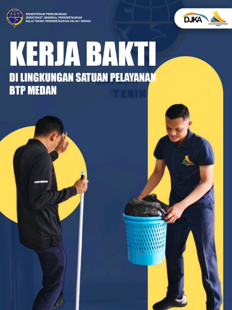 Halo Sobat #btpmedan 👋🏻 Dalam rangka menyambut Hari Perhubungan Nasional 2025, seluruh Satuan Pelayanan di wilayah kerja Balai Teknik Perkeretaapian Kelas I Medan melaksanakan kegiatan kerja bakti lingkungan kantor dan stasiun. Melalui kegiatan sederhana ini, insan perkeretaapian menunjukkan kepedulian terhadap kebersihan, keindahan, dan kelestarian lingkungan kerja, sekaligus mempererat semangat kebersamaan 🙌🏻 Karena lingkungan yang bersih akan menciptakan suasana kerja yang sehat, nyaman, dan menyenangkan. #DJKA #Kemenhub #Perkeretaapian #KeretaApi 