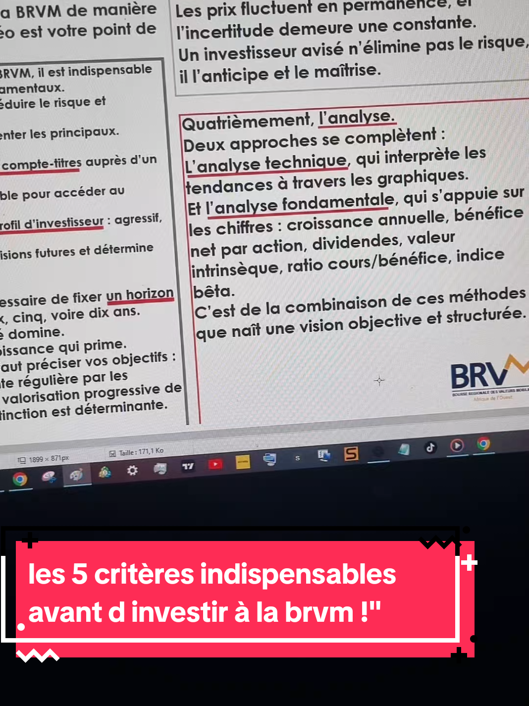 voici les 5 critères indispensables avant d investir à la brvm #brvm #TradingAfrique #BourseAfricaine #Investissement 