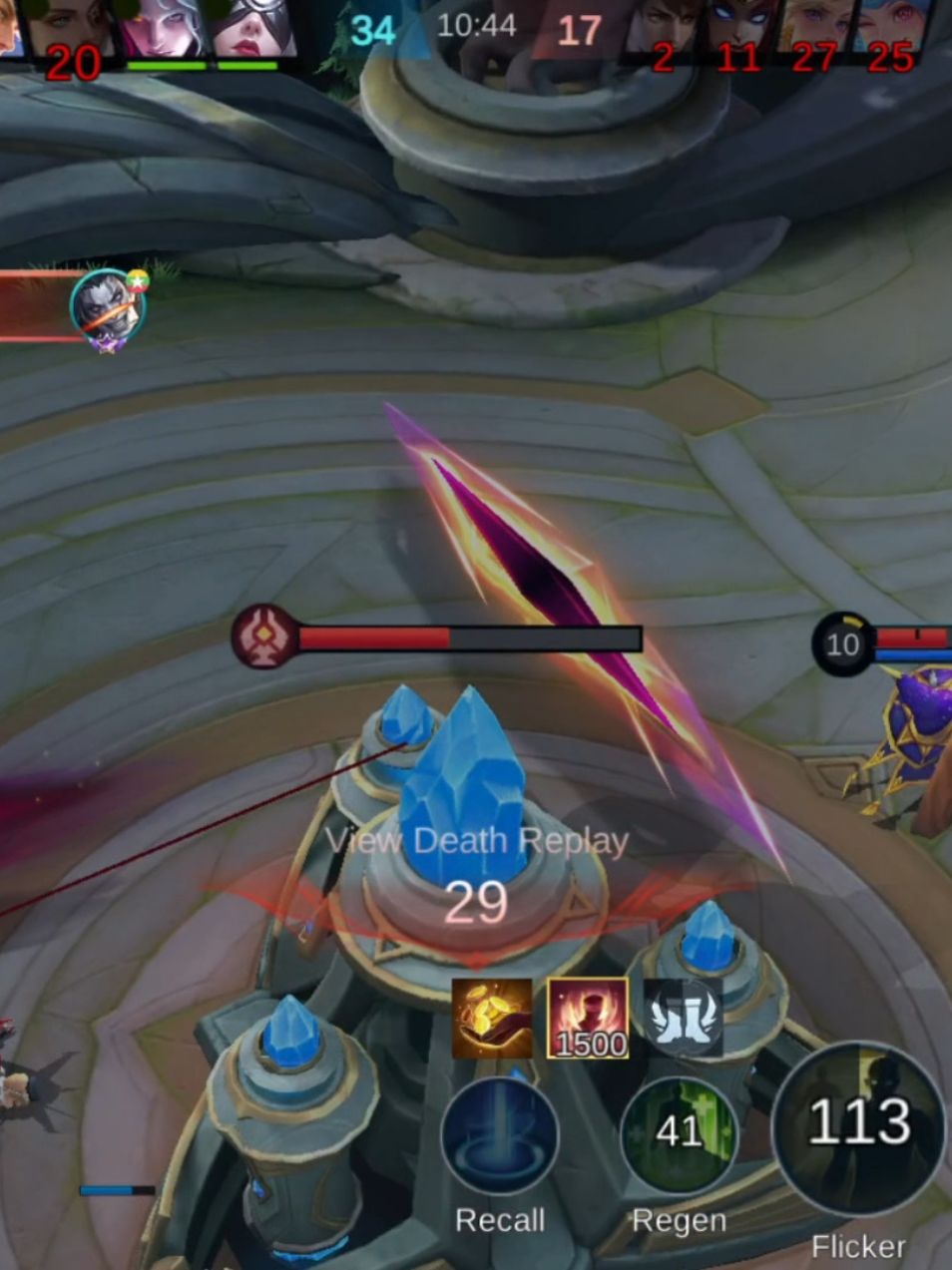 Khufra game play 🛡️💀#Mobilelegends #Tank #foryou #mlbbcreatorcamp #mobilelegends_id 