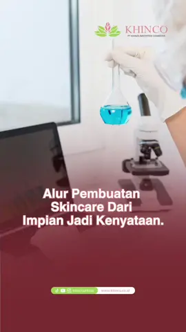 Di Khinco, kami memastikan setiap tahap dalam perjalanan brand Anda dilakukan dengan standar kualitas tertinggi. Kami tidak hanya membuat produk, kami membantu mewujudkan mimpi. Siap memulai perjalanan brand Anda? Klik link di bio untuk konsultasi gratis bersama tim ahli kami! #ProsesProduksi #MaklonKosmetik #KhincoMaklon #BehindTheScenes #OddlySatisfying        