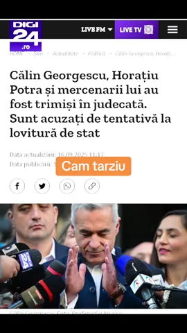 Cu finalizare usoara#calin #georgescu #puscarie#tradare 