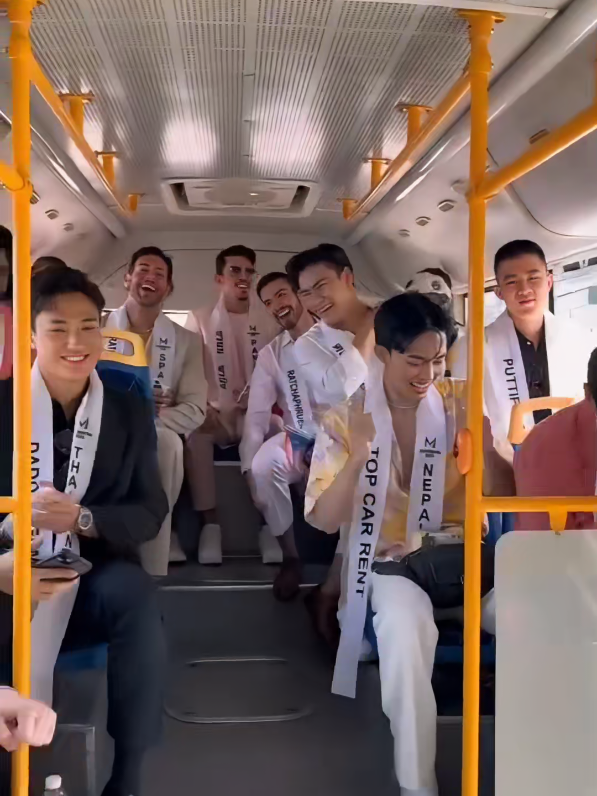An enjoy ride of Mister International 2025 in Khon Kaen, Thailand 😍😊