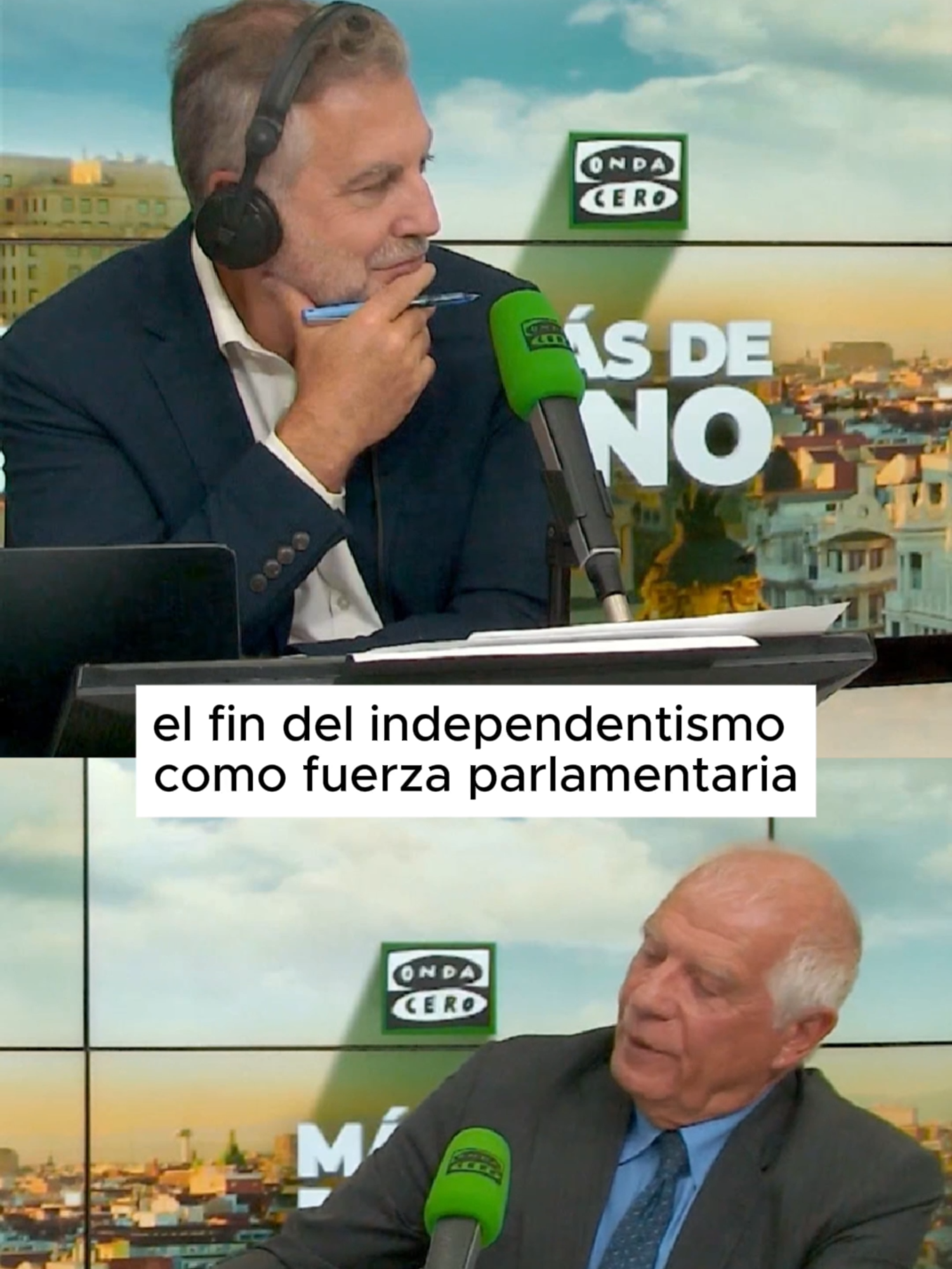 🔴 Borrell analiza con Alsina el futuro del panaroma político en Cataluña y que también provocará cambios en España. 🗣️ Borrell sobre Puigdemont y Junqueras: 