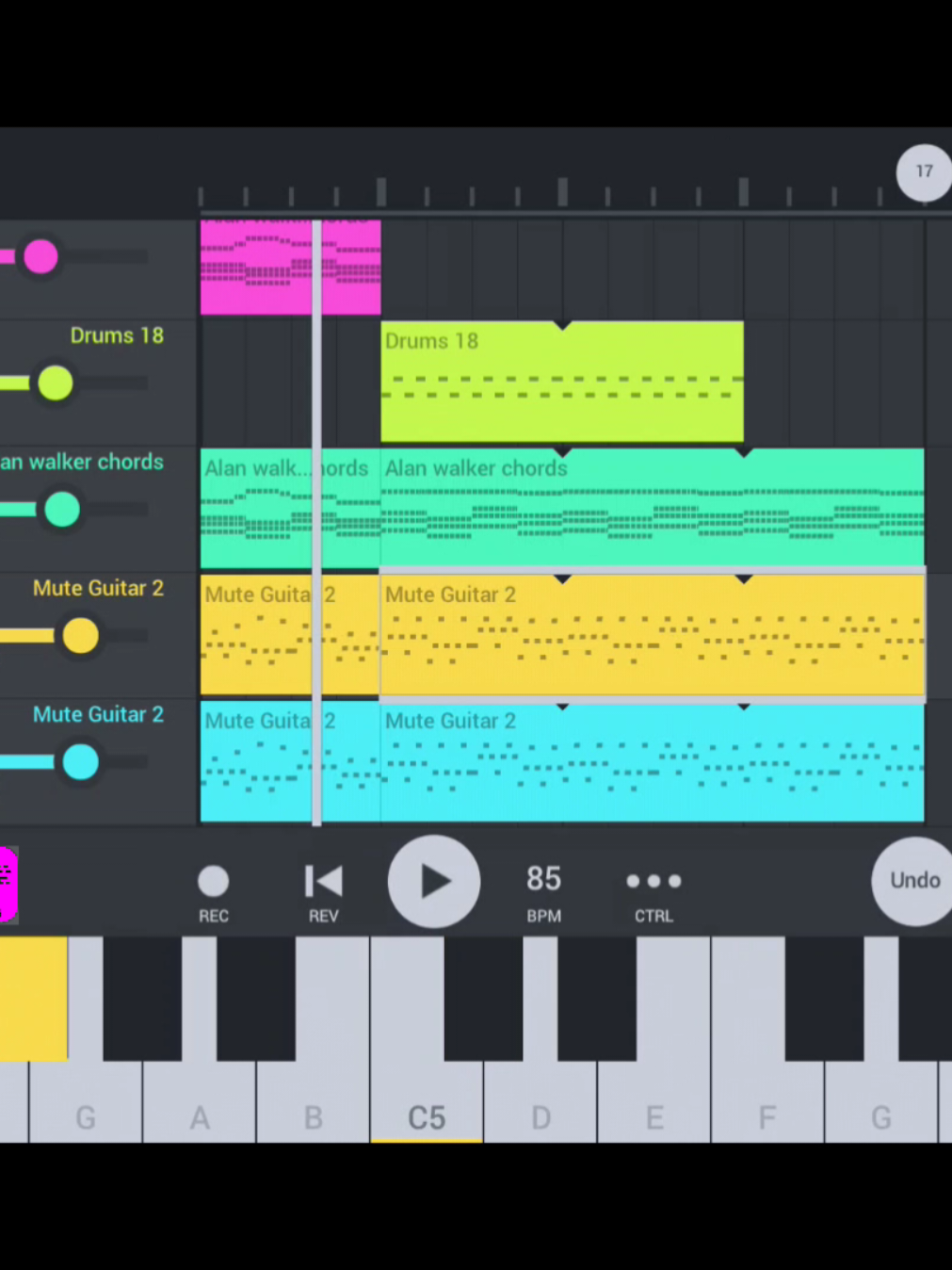 Tutorial (3) Alan Walker - Fade #flstudiomobile #music #tutorialmusik #phonk #alanwalker 