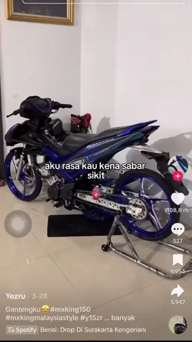 Siapa di sini yang suka mx king 👆🏻#mxkingsolostyle #yz15r_malaysia 