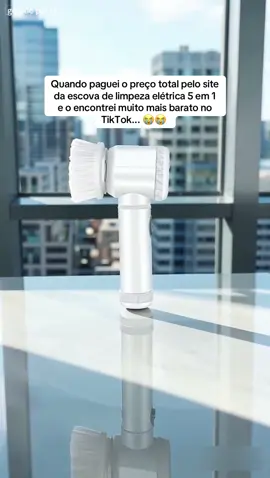 ✨ Escova 5 em 1 eficiente! #escovadelimpeza #banheiro #cozinha #casa #fretegratis 