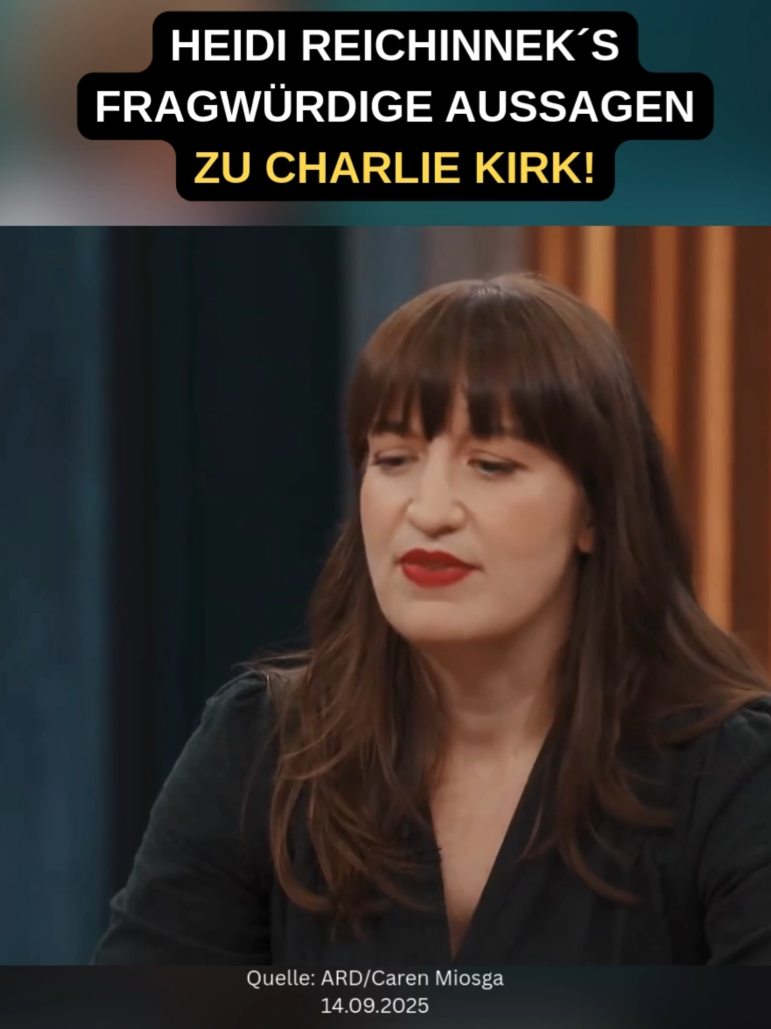 Heidi Reichinek von den Linken sorgt bei Miosga mit Aussagen zu Charlie Kirk für Kopfschütteln. Wo endet politische Debatte – und wo beginnt Radikalität? Diskutiert mit – Circus Politicus. #CircusPoliticus #HeidiReichinek #CharlieKirk #Miosga #Politik #Deutschland #Linke #Debatte #Demokratie #Zukunft