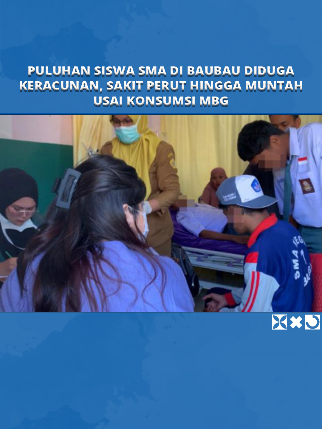 BREAKING NEWS Siswa SMA di Baubau Diduga Keracunan, Sakit Perut hingga Muntah Usai Konsumsi MBG Puluhan siswa Sekolah Menengah Atas atau SMA diduga keracunan usai konsumsi makan siang di Kota Baubau, Sulawesi Tenggara (Sultra), Selasa (16/9/2025). Peristiwa terjadi sekira pukul 10.30 wita, di SMA Negeri 7 Baubau. Kepala Sekolah SMA N 7 Baubau, Sartati mengatakan ada 27 siswa dan siswi diduga keracunan setelah program makan bergizi gratis atau MBG dikonsumsi. #siswasma #konsumsi #mbg #baubau #keracunan #makanan #tribunnewssultra Program: Tribun Update Video Editor: Wa Ode Ria Ika Hasana Sumber: Harni Sumatan Uploader:
